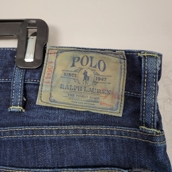 Polo Ralph Lauren Jeans Dark Wash Denim Men's 41" - Picture 5 of 7